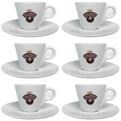 CAFE VALENTE Espresso Fincan + Tabak (6'lı Set)