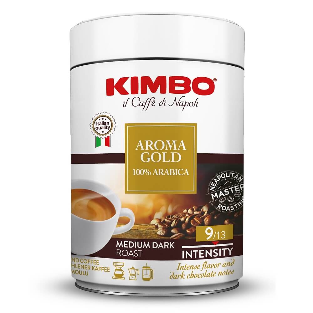 Kimbo Aroma Gold 100% Arabica Filtre Kahve (250 gr) Teneke Kutu