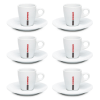 KIMBO Espresso Fincan + Tabak 60 cc (6'lı Set)