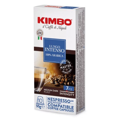 KIMBO Lungo %100 Arabica Nespresso Uyumlu Kapsül Kahve (10'lu Kutuda)