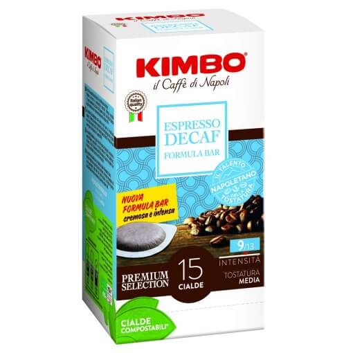 KIMBO Cialda Espresso Decaf Yassı Pod Kahve (15'li Kutuda)