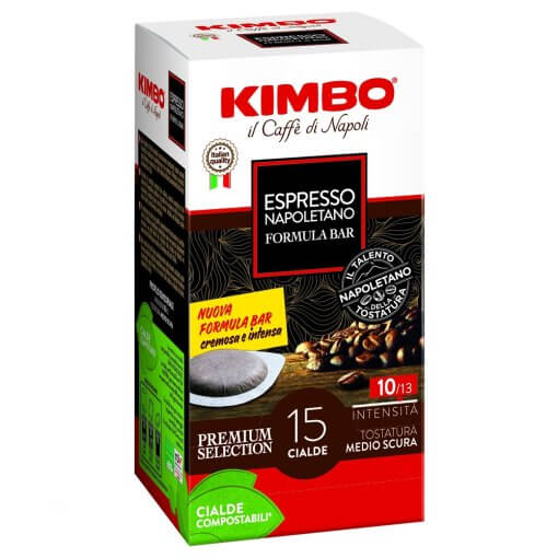 KIMBO Cialda Espresso Napoletano Yassı Pod Uyumlu Kapsül Kahve (15'li Kutuda)