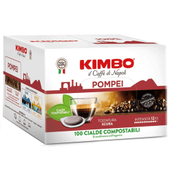 KIMBO Cialde Pompei Yassı Pod Uyumlu Kapsül Kahve (100’lü Kutuda)